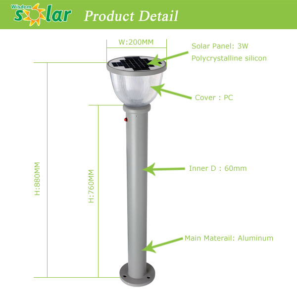 High lumens  garden solar lights, LED solar lawn ornaments lights outdoor light energy saving solar lawn lamps