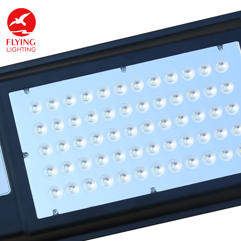 Smart daylight human radar photocel motion sensor all in one integrated solar street light with pir sensor