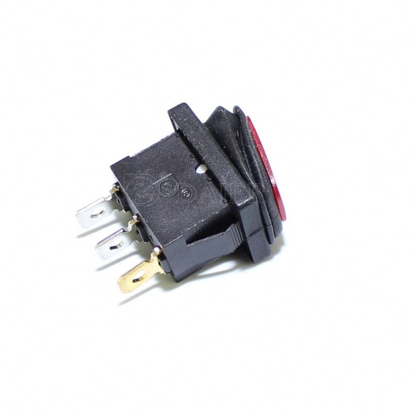 Mini ON OFF SPST With Light Waterproof Rocker Switch 12V