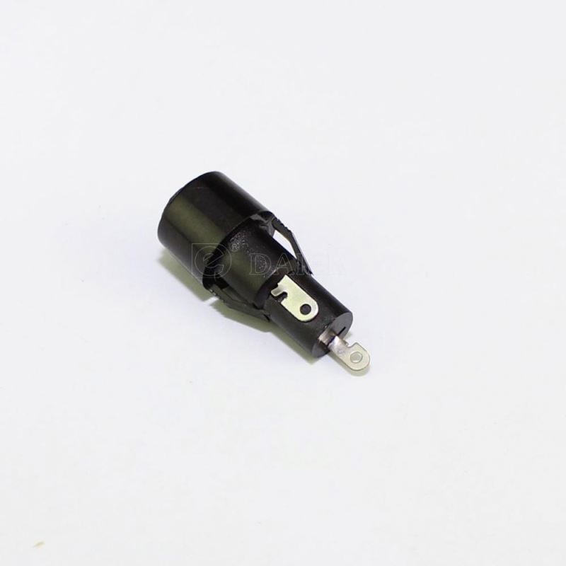 10A 250VAC  Black Electrical Panel Mounted 5x20 Fuse Holder