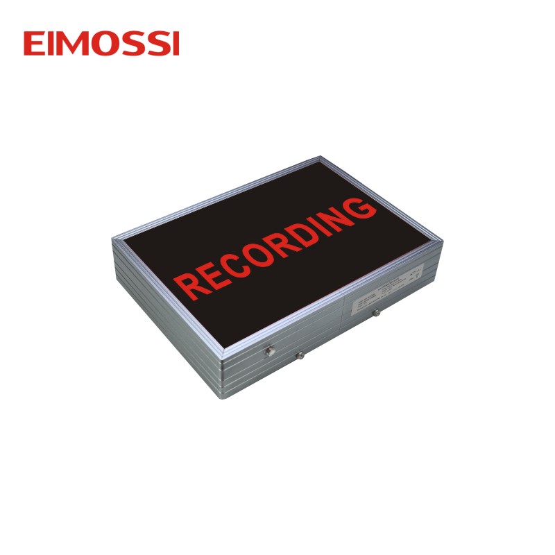 Led Laser equipment indicator lights do not enter sign