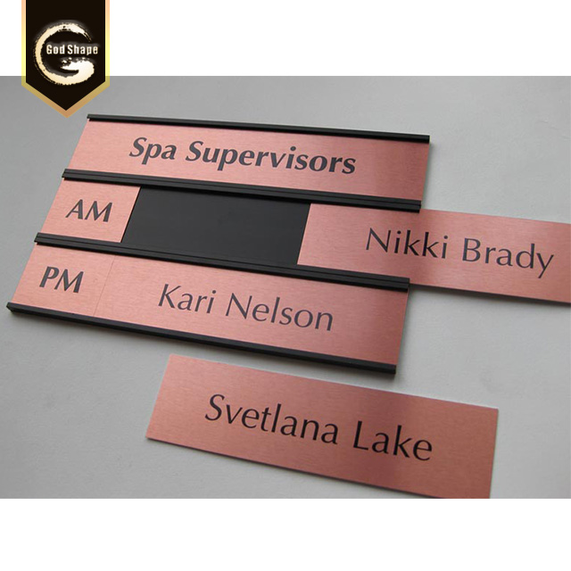 Free Standing Customer Made Factory Office Name Desk Plate Door Sign