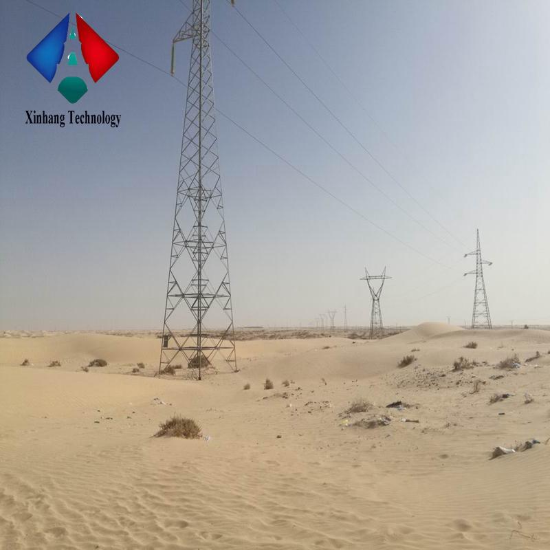 tubular steel structure electric power transmission line tower