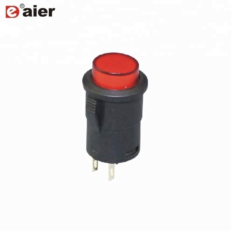 Soldering Type 250VAC Latching ON OFF 16MM Push-button Switch