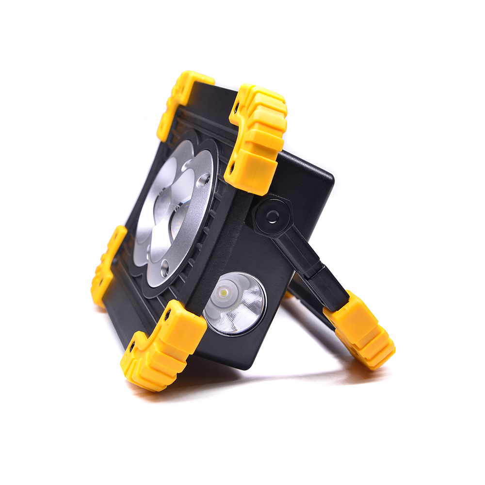 Super Bright Searchlight Waterproof Power Bank Warking Lamp USB Rechargeable Outdoor 700LM 20W COB Led Work Light
