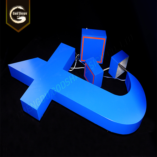 Customized SS Acrylic Letters Sign illuminated Wall Mounted 3D Laser Cut Letter Alphabet Number LED Letters Sign