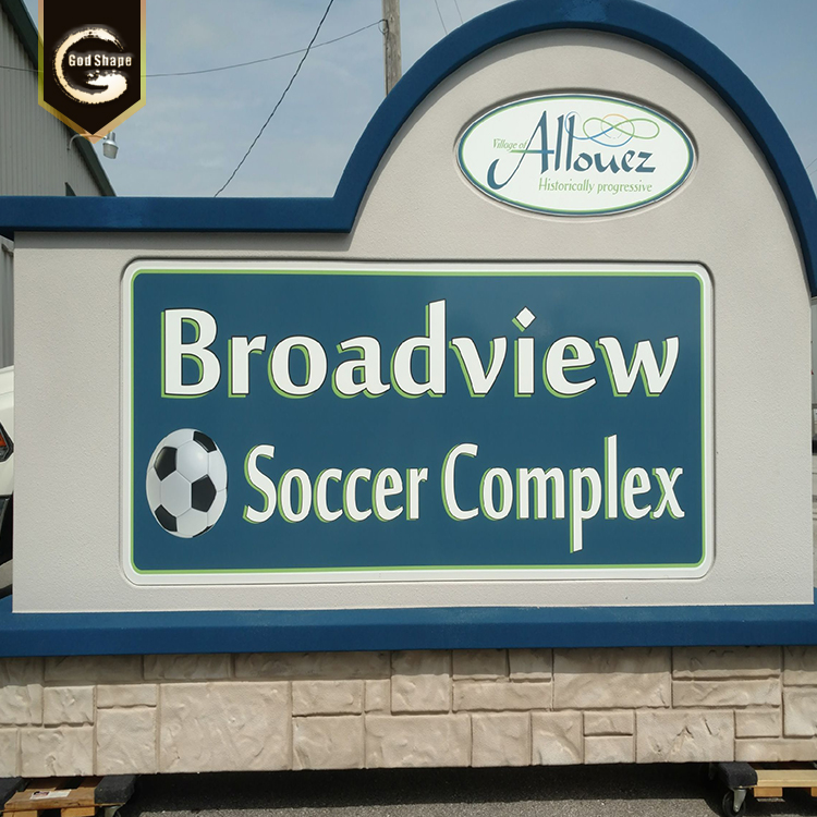 OEM Customized Outdoor Advertising Display Non-Illuminated Letters Sign