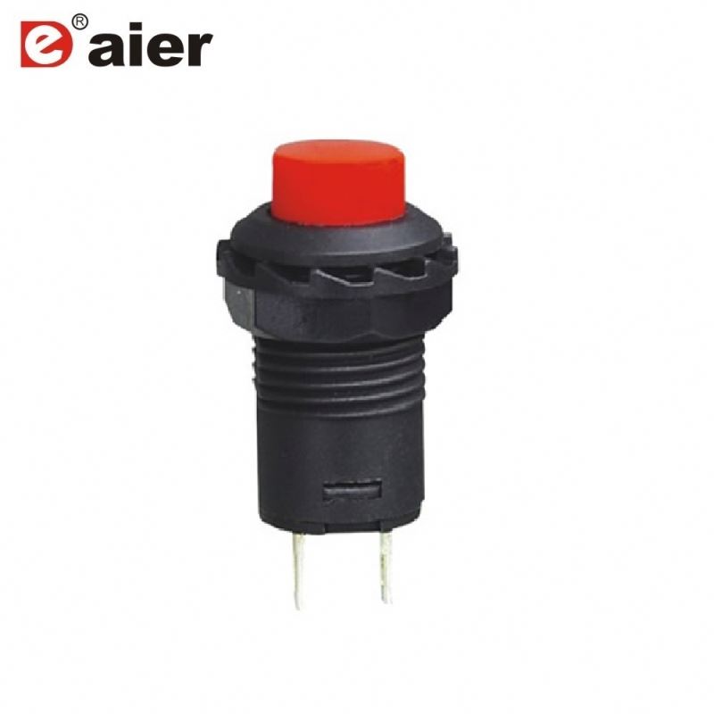 250VAC Momentary 12MM Round Button Hand Push Button Switch