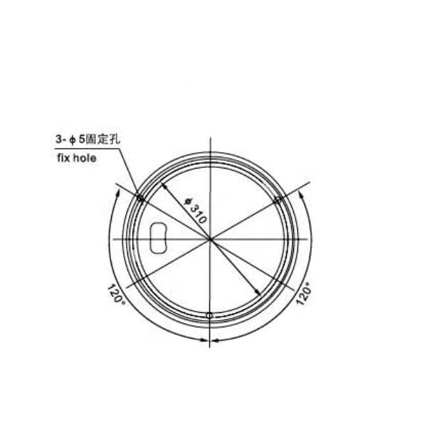 18w marine ship boat indoor interior LED circular ceiling light CPD30-1L