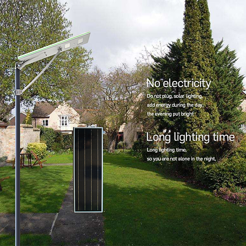 JANREL motion sensor integrated led solar street light 3 year warranty