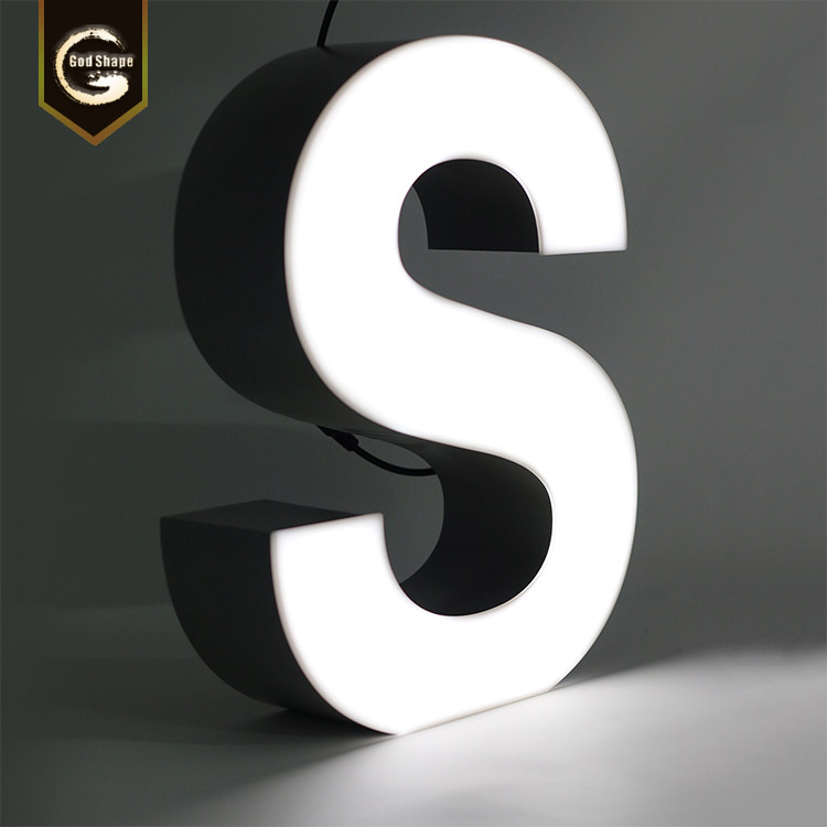 Custom China supplier high quality  advertising outdoor waterproof led light up  letter sign