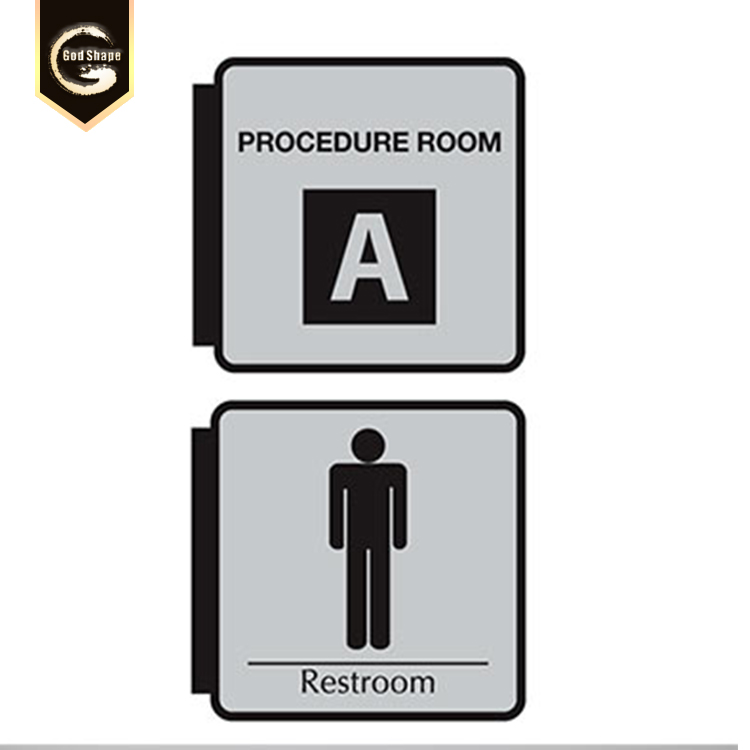 Custom 12W x 6H OR 12W x 12H hallway/corridor signs/directional door flag signs