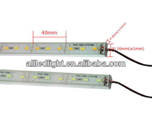 12v 5630 smd rigid led strip,50cm with 36pcs of 5630SMD
