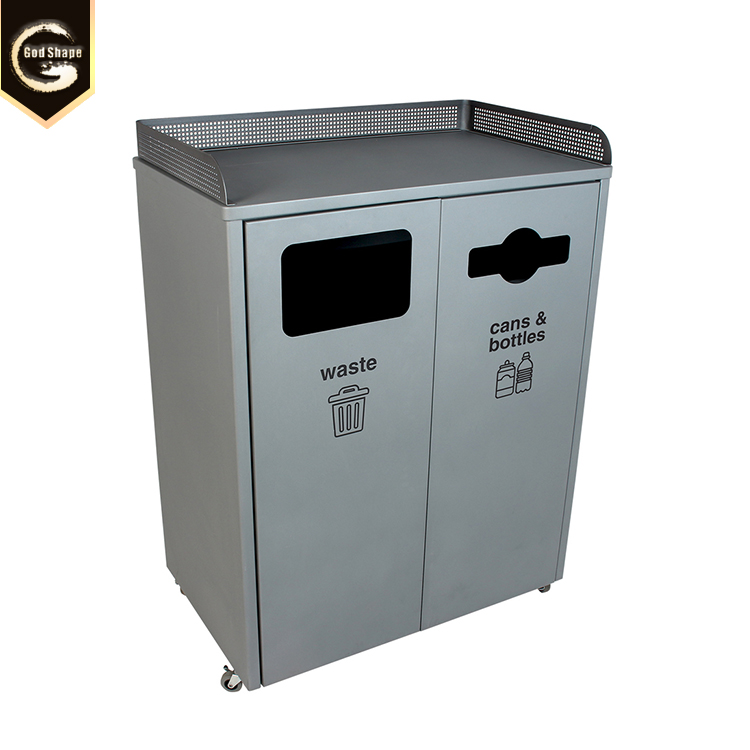 Made in China Outdoor Stainless Steel Recycling Trash Can