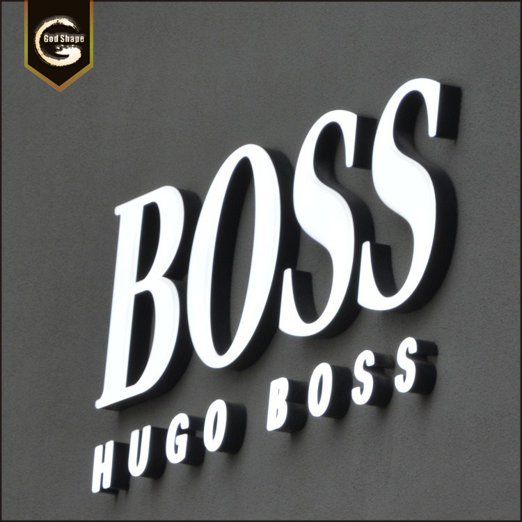 3D Backlit Sign Channel Letter Shop Name Board Acrylic Luminous Neon Signs