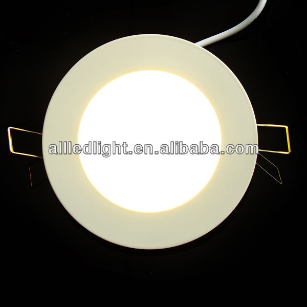 6w ultra-thin led recessed ceiling panel light 120MM