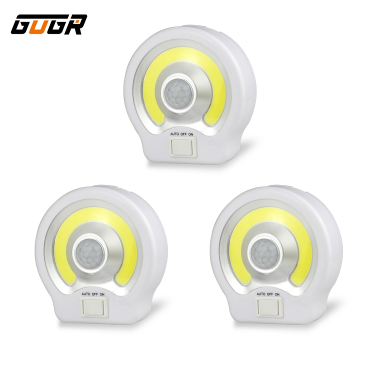 Portable Wide-angled Illumination Night Lamp/ Battery Night Light/ Motion COB LED Sensor light