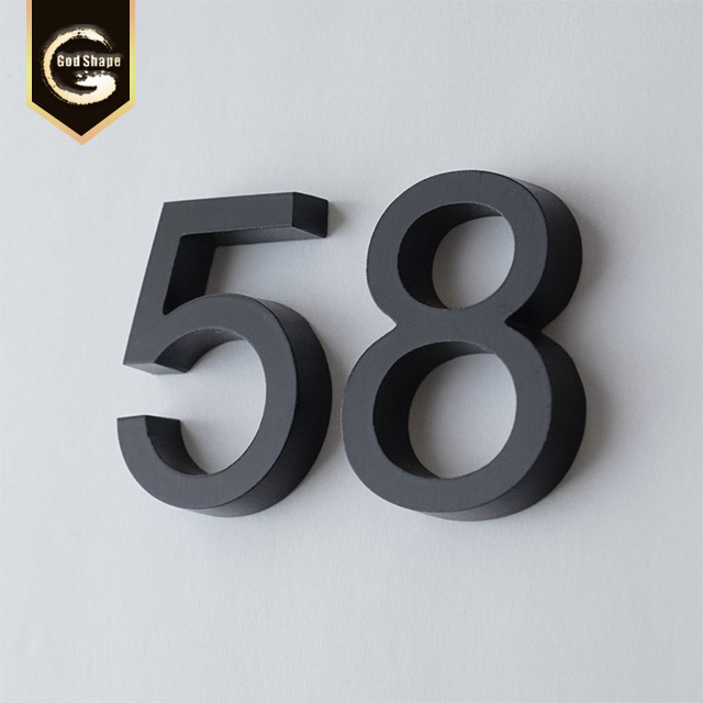 OEM Advertising Real Estate Hotel Door Room Signs 3d Laser Cut Raised Channel Letters Signage