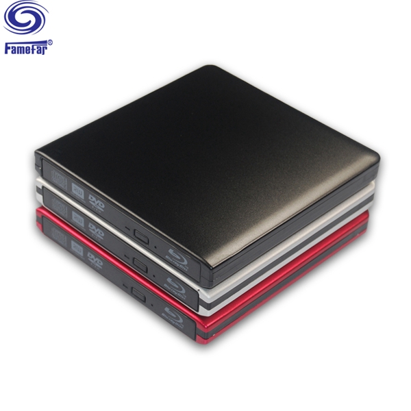 Manufactory direct External USB 3.0 Aluminum dvd bluray drive BD-R BD-ROM CD RW Burner Writer