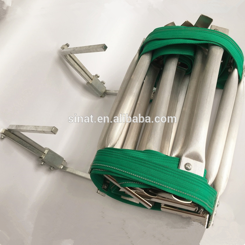 Apartment Safe Escape 4-5 Story 45 foot folding Fire Escape Ladder