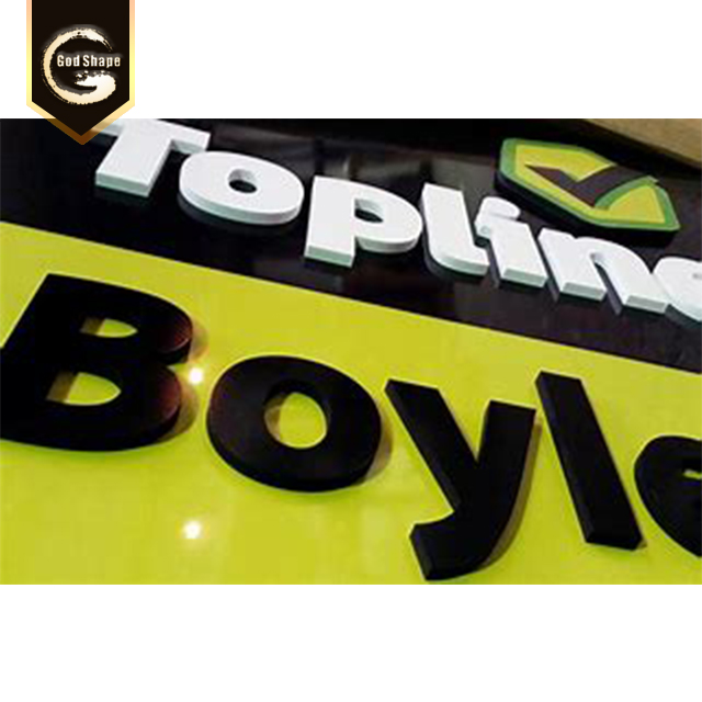 Stainless Steel Hotel Room Door Signs Black Metal 3d Laser Cut Raised Channel Letters