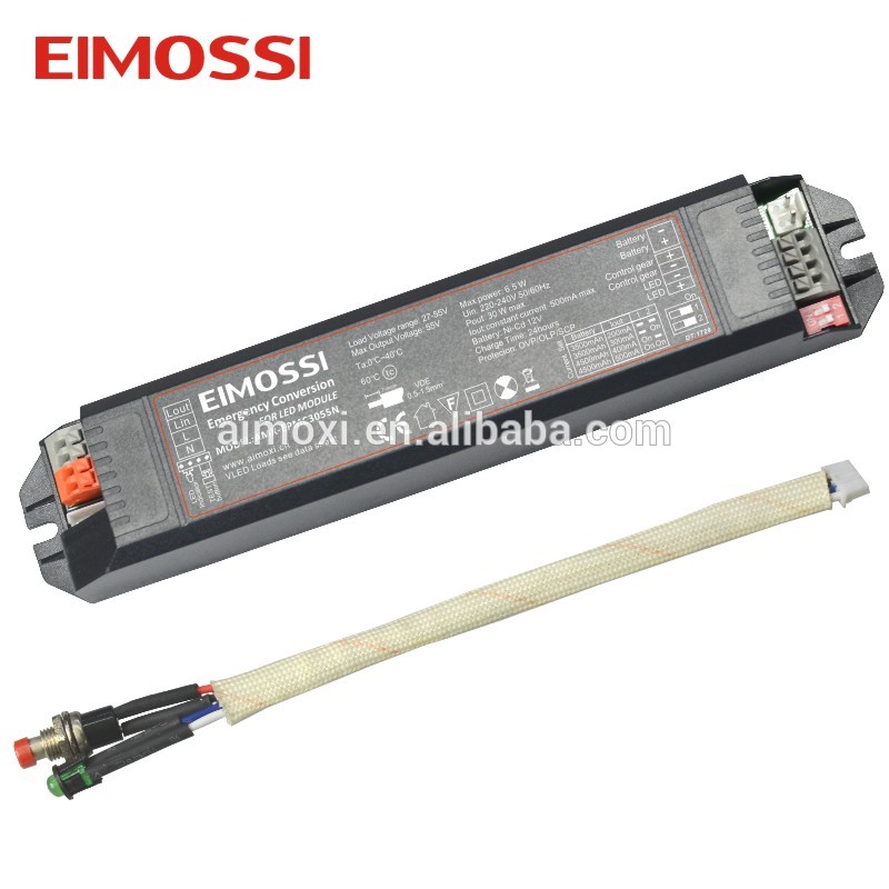 6-60W 1-3H led emergency kit for downlight 0.5/0.55A 15-85v