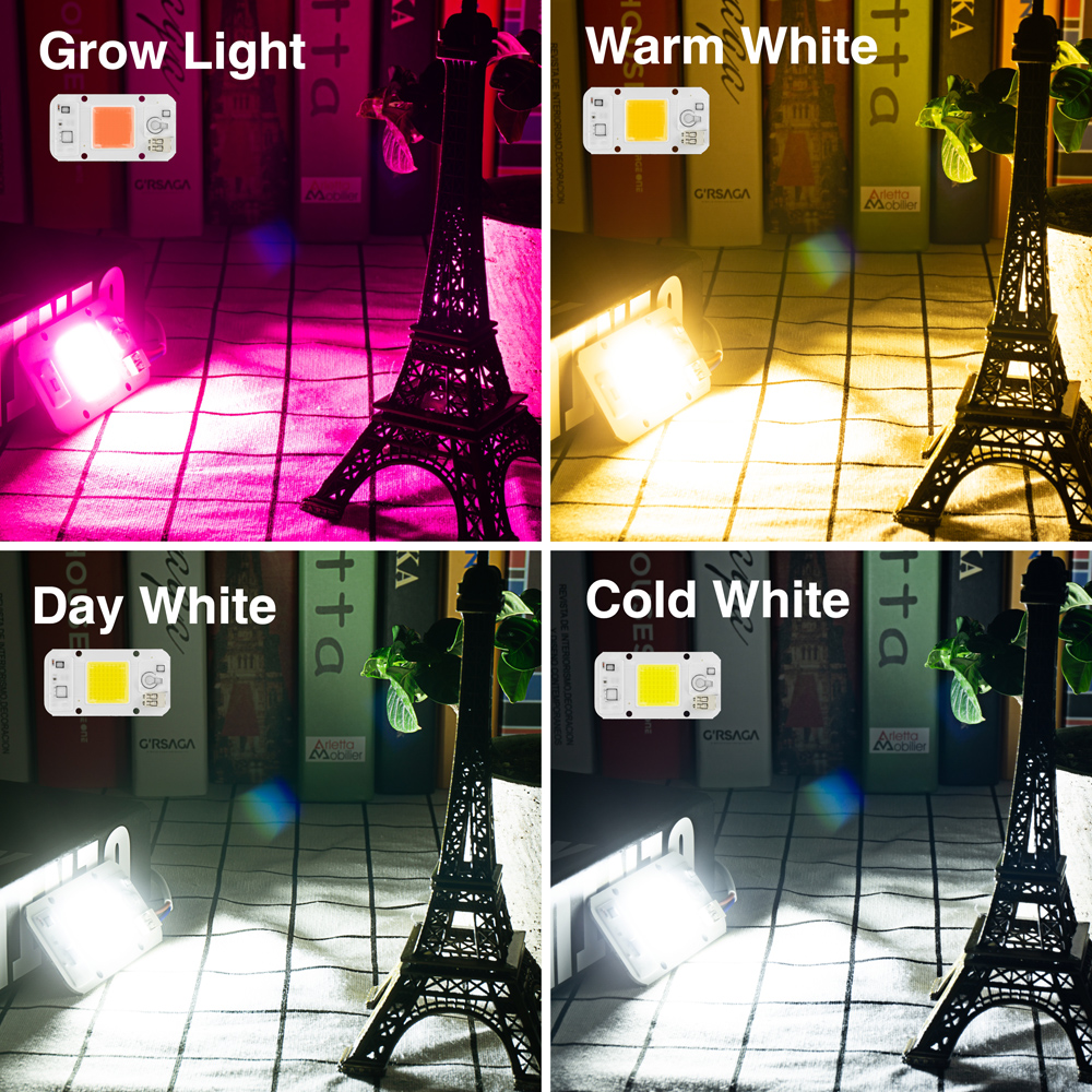 solderless driverless 380-780nm Led COB 50W plant grow led lights