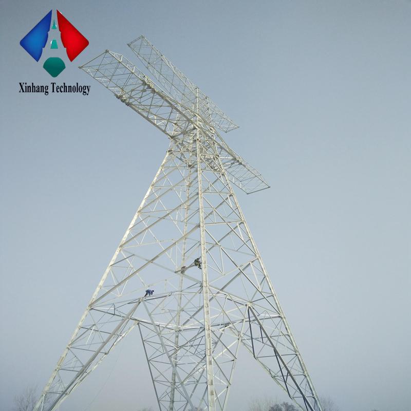 220kv self-supporting 400kv suspension tower high voltage electric transmission poles