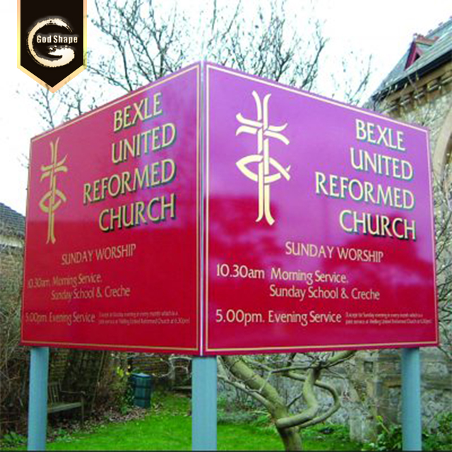 Waterproof  High Quality Free Standing School Real Estate Park Scenic Signage Pylon Sign