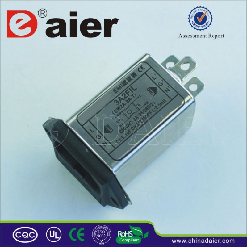 Single-phase Two Stages Emi Power Line Electromagnetic Filter