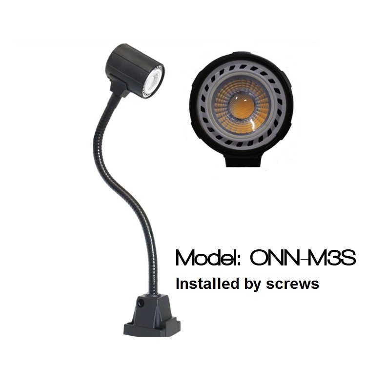 ONN-M3S 24V waterproof flexible arm led gooseneck machine work lights