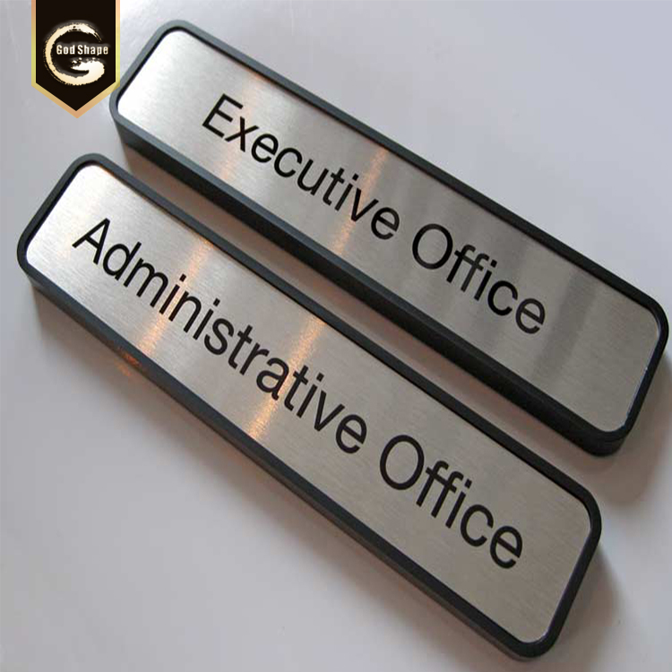 blacnk UV print signage plastic number room sign office door nameplates