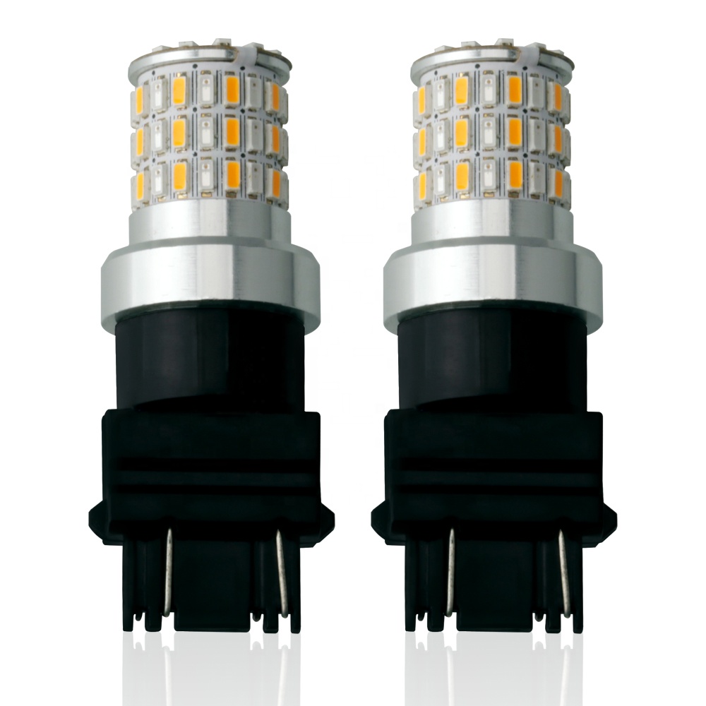 12V 24V Led Strobe Lamp 3156 3157 Ck 66 Smd 3014 Red Replacement Tail Light Bulb