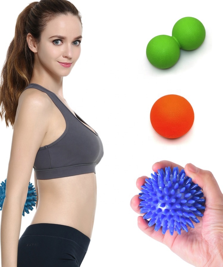 Body Muscle Relax TPE Peanut Spiky Massage Ball