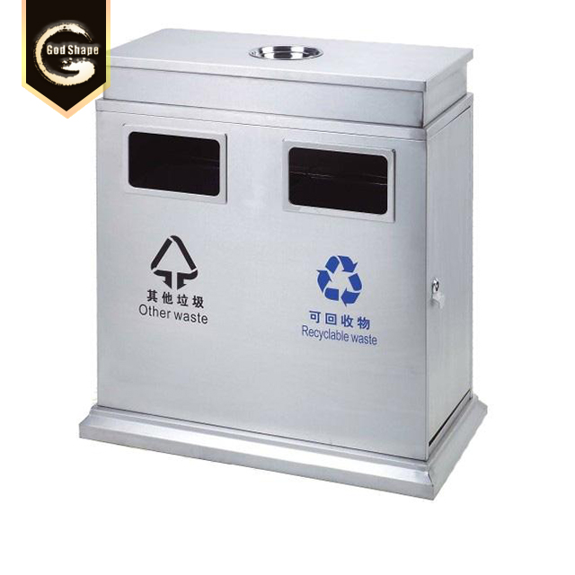 Custom High Quality Outdoor Stainless Steel Waste Bin