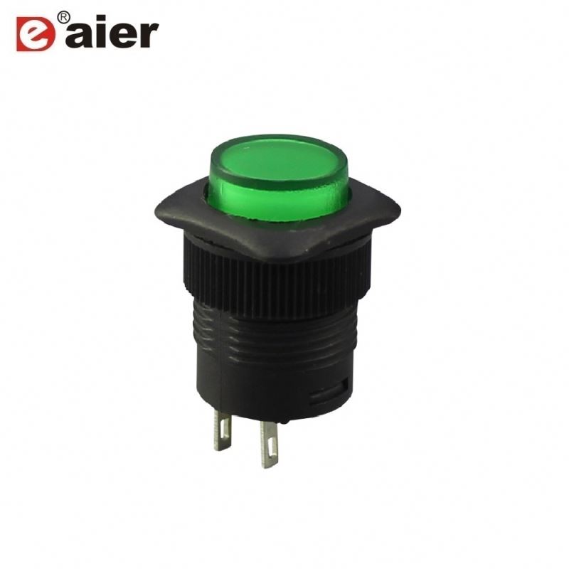 250VAC 2PIN Square Latching 16MM Hand Held Push Pull Button Switch