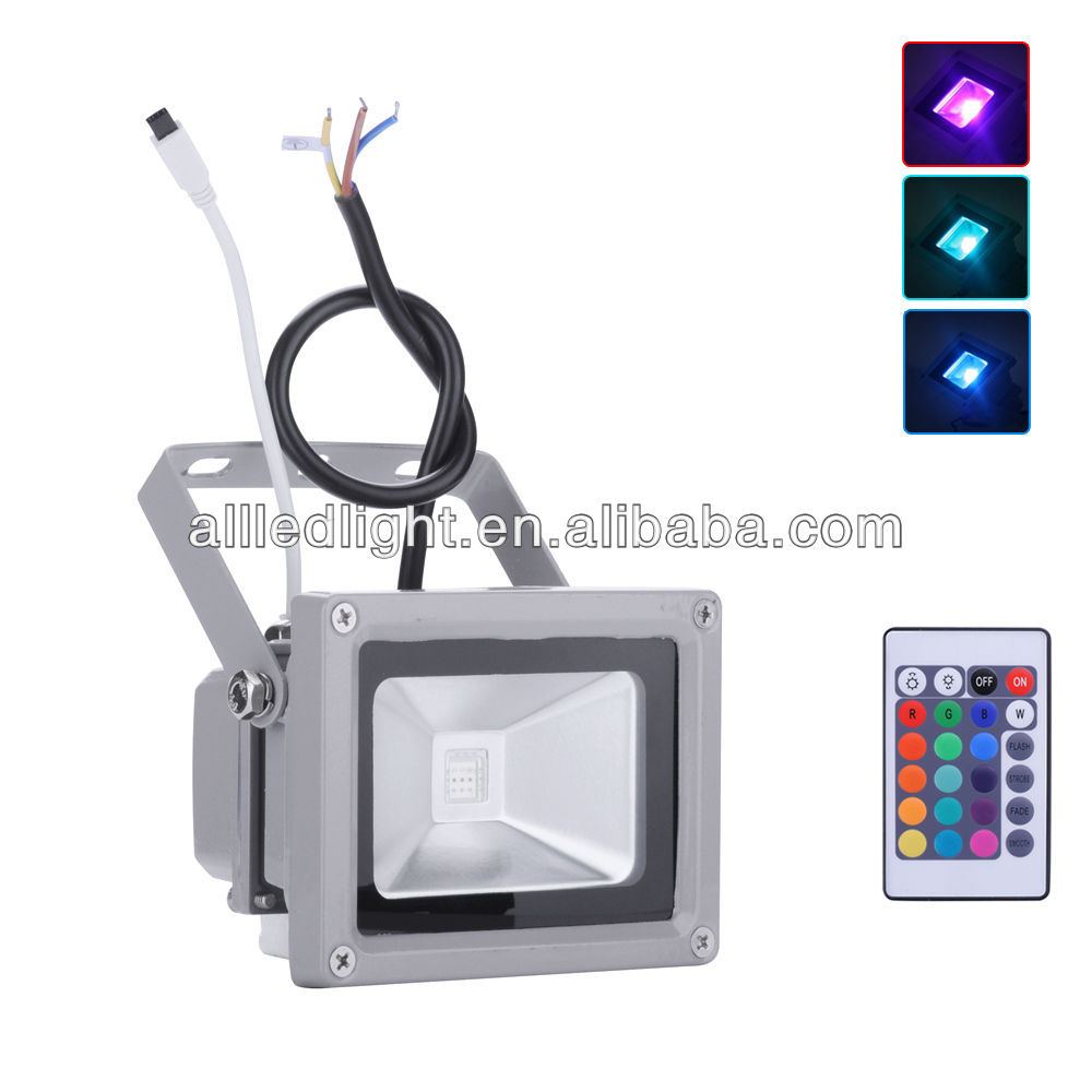 Color Changable LED RGB Flood Light with Remote Controller