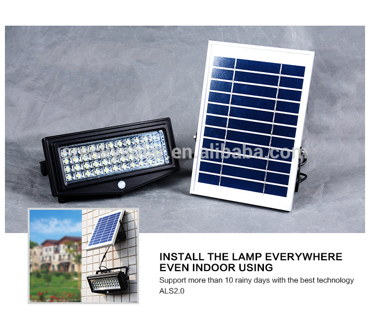 High Quality Surface Mounted Outdoor Solar Led Wall Light SML-04
