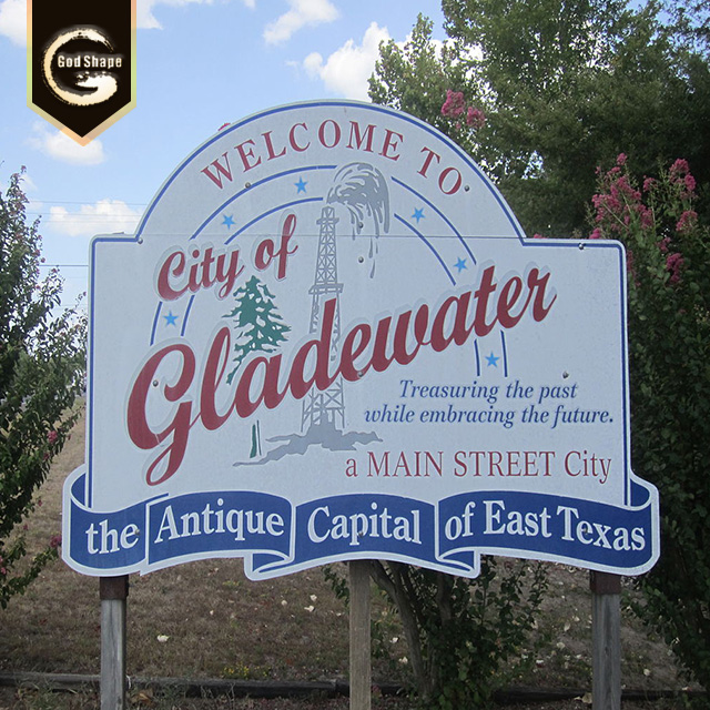 Factory Waterproof School Real Estate Park Scenic Signage Pylon Sign