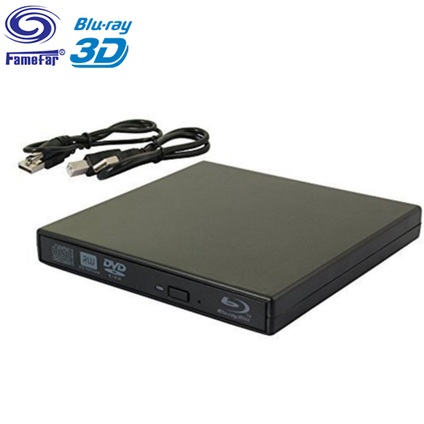 Factory direct supply External USB 2.0 25G 50G BD-R BD-ROM CD/DVD RW bd blu ray Burner Writer Recorder for Laptop Computer PC