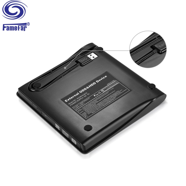 Good quality factory directly bezel dvd drive Portable Slim DVDROM DVDRW Burner Writer