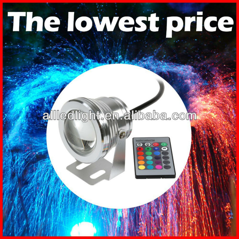 High power rgb led underwater light for fountain /ponds,IP68 Waterproof,3W,3*2W,3*3W,10W