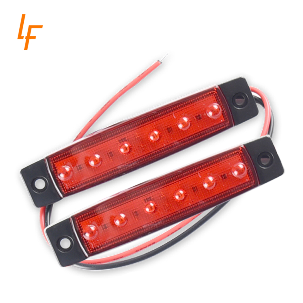 12V 24V Side Marker Light Clearance Lamp  Amber Red Blue Green White side marker light For Truck Trailer
