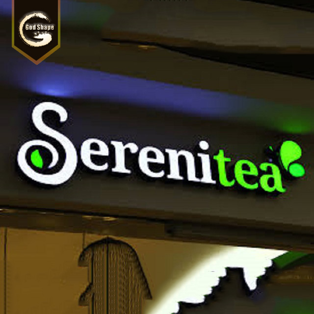 Wall Mounted Illuminated Letters Outdoor Store Name Logo LED Signs