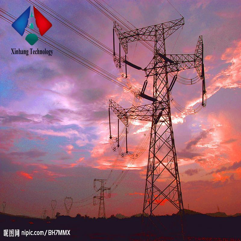 220kv terminal line galvanized high tension transmission towers 500 kv steel tower