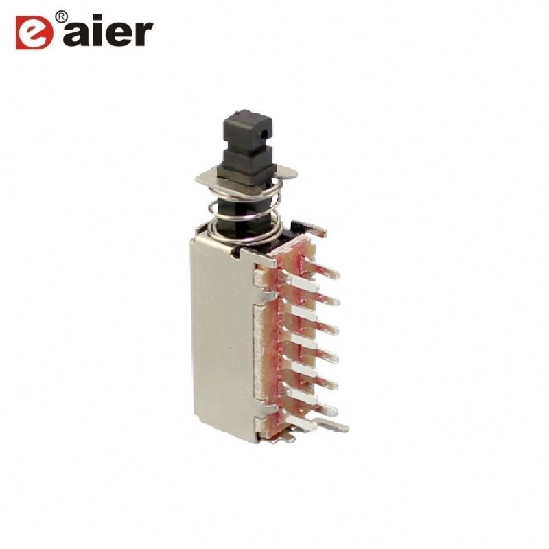 ON-ON 4P2T (4PDT) push switch for machine