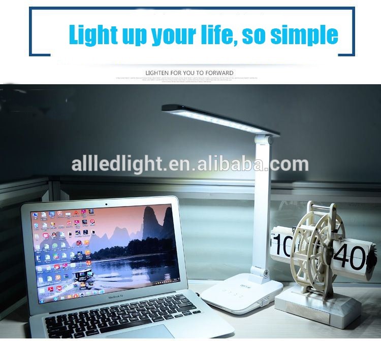 Portable Adjustable Desk Lamps Rechargeable 48 LED Lamp