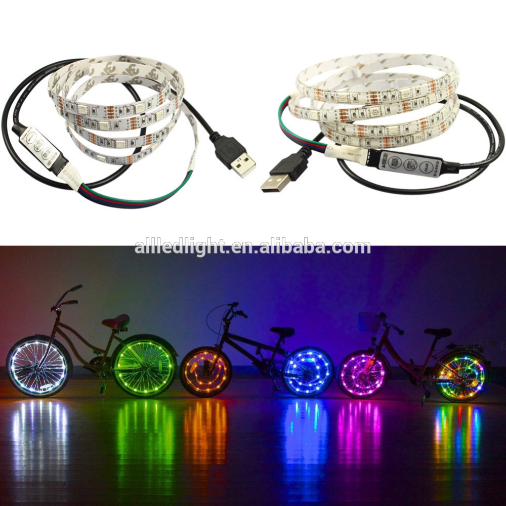 USB 5V LED Strip light with SMD 5050 LED light bar led strip 1m TV background USB light strip