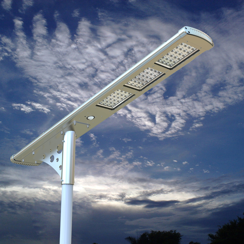 Smart Parking Lot Integrated Solar Street Lighting System 50W