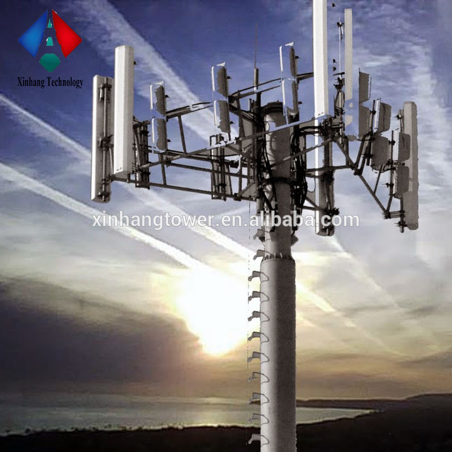 30m Steel Single Pole Tower